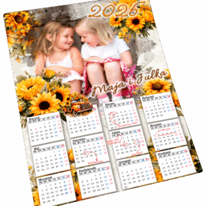 Kalendarz ze zdjęciem - K02
